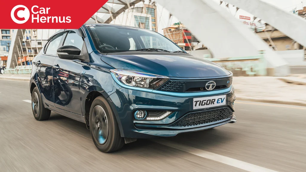 Tata Tigor EV Exterior Looks in Nepal - CarHernus